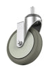 5-inch caster without brake, 300 lb capacity, designed for smooth mobility and reliable support in light to medium-duty commercial equipment.