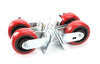 Set of 6, 5-inch casters for MBR-60, designed to provide durable mobility and support for commercial kitchen equipment.