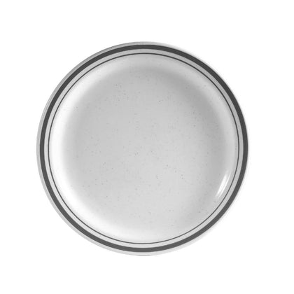 5 1/2-inch ceramic plate, durable, microwave-safe, oven-safe, dishwasher-safe, chip-resistant, perfect for appetizers, desserts, side dishes, and elegant table settings.