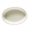 5oz oval fluted soufflé dish in bone white, 5 1/2