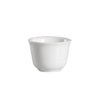 5oz porcelain cup, 3” bone white coffee & tea cup. Durable, microwave, oven & dishwasher safe. Ideal for espresso, cafes, restaurants, hotels & home kitchens. Elegant and functional drinkware.