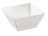 This Square Bowl is a durable and stylish choice for serving soups, guacamole, rice, and appetizers. Crafted from high-quality melamine, this square bowl offers the elegant look of ceramic while being lightweight and shatter-resistant. Part of the Rome collection, its sleek white design complements various dining settings, making it ideal for restaurants, catering services, and home use allowing you to elevate your dining experience 
with these high quality affordable restaurant dinnerware.