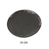 This dinner plate provides an aesthetic appeal suitable for casual or themed dining settings. Its construction from high-quality material ensures reliable performance through daily use, while the curved edge and coupe rim style facilitate easy stacking and handling. The plate's 0.50 inch in height making it compatible with standard dishware racks and transport systems, ideal for institutional restaurant kitchens, cafes, and catering stations.