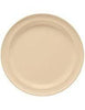 EcoQuality Round Plate is a great and affordable restaurant tableware. It is made from durable and reliable melamine material. You can use this dinner plate for serving salads, side dishes, sushi or other meals. Elevate your dining experience with these high quality affordable restaurant dinnerware.