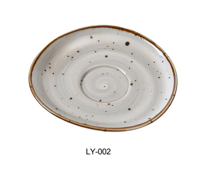 This round saucer is ideal in serving coffee and tea suitable for cafes, restaurants, and home use allowing you to elevate your dining experience. This drinkware is dishwasher safe, heat resistant, non-stick and easy to clean. High quality and affordable restaurant dinnerware.