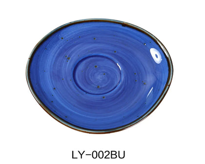 This elegant saucer measures 6.50 inches in diameter by 0.75 inches in height making it ideal for serving coffee, tea, hot chocolate and milk in cafes, restaurants, and home use allowing you to elevate your dining experience. Its glazed porcelain material ensures resistance to chipping and easy cleaning, making it ideal for high-use daily workflows with dishwasher, microwave, and oven compatibility.