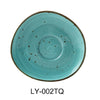 This freeform dish is suitable for use with LY-001TQ dinnerware sets. Its glazed porcelain material ensures resistance to dishwasher, oven, and microwave conditions, making it ideal for high-traffic restaurant, catering, and institutional kitchens, restaurant, and cafes seeking reliable presentation and ease of maintenance. High quality affordable restaurant dinnerware.