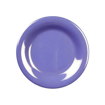 EcoQuality Wide Rim Round Plate is made from durable and reliable melamine material. You can use this stylish plate to serve any dish you want. You can use it for rice, noodles, appetizers or hot meals. The Milestone collection has an elegant and stylish design. Performed in blue color with a wide rim, it will perfectly fit any restaurant environment. Elevate your dining experience with these high quality affordable restaurant dinnerware.