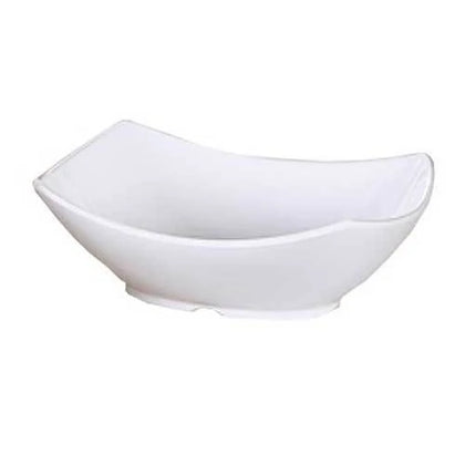 EcoQuality Rectangular Bowl is made from durable and reliable melamine material. You can use these unique rectangular bowls to serve such dishes like rice, soups, salads or side dishes. Thanks to the elegant Osaka collection style, the bowl will perfectly fit any food-serving establishment design allowing you to elevate your dining experience with these high quality affordable restaurant dinnerware.
