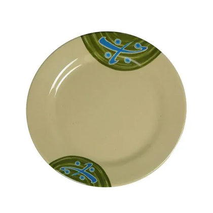 EcoQuality Round Plate is made from durable and reliable melamine material. You can use this stylish plate to serve any dish you want. Ideal for serving tortillas, rice, noodles, appetizers or hot meals. The Japanese collection has an elegant and stylish design. High quality affordable restaurant and household dinnerware.