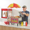 60072 - 120v Benchmark Mini Cart Hot Dog Steamer