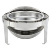 602 - 6qt Madison Roll-top, S/S Heavyweight, Round Chafer