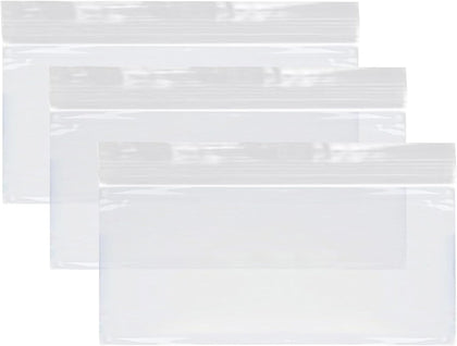 EcoQuality resealable clear snack size food storage bags 6.5x3.5 inches