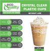 24oz Clear PLA Iced Coffee & Smoothies Cold Cups