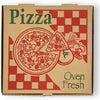 EcoQuality 16x16 inch kraft pizza box with Oven Fresh print and lock corners