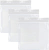 EcoQuality resealable clear sandwich size food storage bags 6.5x5.87 inches