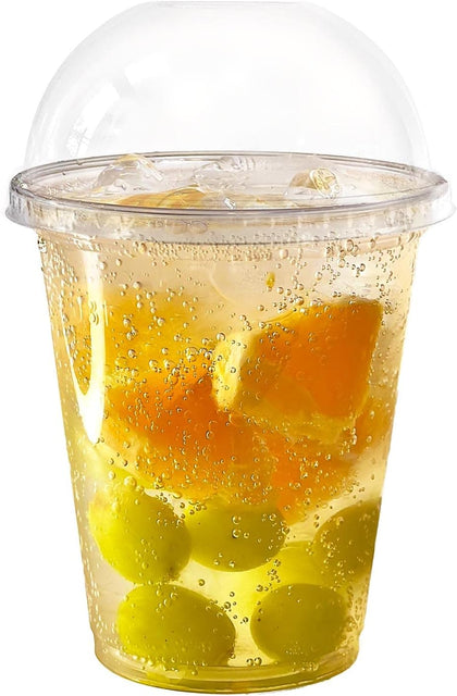 20oz Clear PLA Coffee Smoothies Cups with Dome Lids