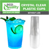 16oz Clear PLA Iced Coffee Smoothies Compostable Cups
