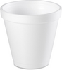 4oz white foam disposable cup for hot and cold beverages