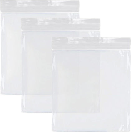 EcoQuality resealable clear portion food storage bags 8x3.87 inches