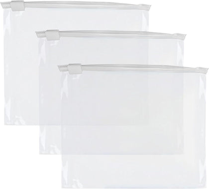 EcoQuality resealable clear plastic food storage bags 8x8x2.4 inches