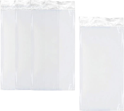 EcoQuality resealable clear plastic food storage bags portion 10 inches