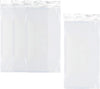 EcoQuality resealable clear plastic food storage bags portion 10 inches