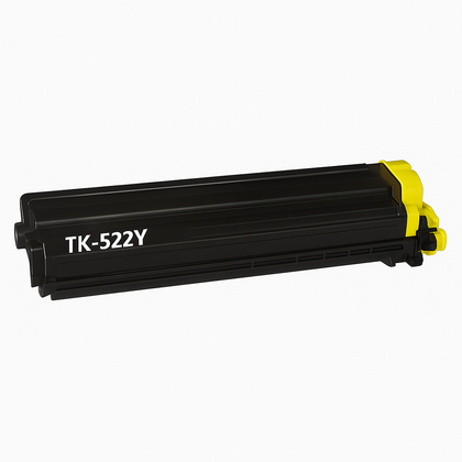 TK-522 Yellow Toner Cartridge Compatible with Kyocera Printers, 4000 pages high-quality printing