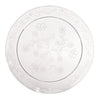 D' Vine Clear Plates – Elegant disposable plastic plates in 6.25