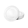 Magnificence Round Silver Edge Plate – Available in 10.25