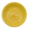 6-inch Yellow Saucer for cup tall yellow, chip-resistant, dishwasher-safe, durable drinkware accessory for cups, prevents spills, ideal for home, café, or restaurant use, modern and vibrant design.