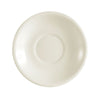 6 inch Saucer for 7 oz Tall Cup and 8.5 oz Stacking Cup. Chip-resistant, dishwasher-safe, and durable. Perfect for coffee and tea service in cafés, restaurants, and homes.