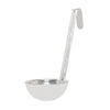 6 oz one-piece stainless steel ladle with 6