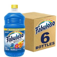 Fabuloso All Purpose Cleaner Spring Fresh, 1.65L, Case of 6 – multi-surface cleaner with a refreshing spring scent for a deep, lasting clean.