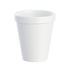 Dart 6oz White Disposable Insulated Foam Drinking Cup