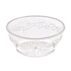 6oz D' Vine Clear Bowl – Elegant, durable, and disposable clear bowl. Perfect for serving soups, dips, or desserts at weddings, parties, and events. Lightweight and easy to clean up.