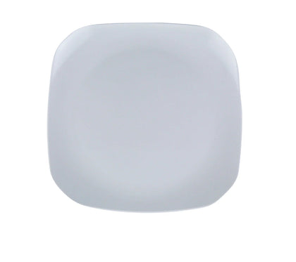 EcoQuality Square Plate made from high-quality melamine, ensuring durability and longevity. Its classic white finish gives it a timeless appeal that compliments any table setting. This Milando Dinner Plate is also dishwasher safe. Its sturdy material makes it ideal for use in restaurants, cafes, or at home. Elevate your dining experience with these high quality affordable restaurant dinnerware.