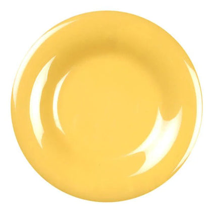EcoQuality Wide Rim Round Plate is made from durable and reliable melamine material. You can use this stylish plate to serve any dish you want. Ideal for serving rice, noodles, appetizers or hot meals. The Milestone collection has an elegant and stylish design. Performed in a wide rim style, it will perfectly fit any restaurant environment. Elevate your dining experience with these high quality affordable restaurant dinnerware.