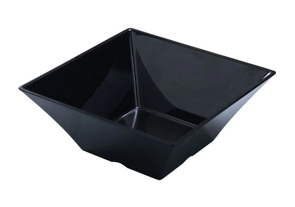 This Square Bowl is a stylish and practical addition to any dining establishment. This bowl is perfect for serving rice, soups, guacamole, noodles, and other appetizers. Made from durable melamine, making it ideal for any type of food serving space allowing you to elevate your dining experience with these high quality affordable restaurant dinnerware.