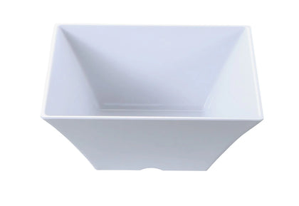This Square Bowl is a versatile and durable serving solution designed for both commercial and home use. This bowl is perfect for serving rice, soups, guacamole, noodles, and other appetizers. Made from high-quality melamine, it offers the elegant look of ceramic while ensuring superior durability and resistance to breakage making it ideal for restaurants, cafes, and catering services. 