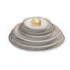 This ceramic plate offers a balance of durability and practicality for foodservice setups, supporting steady daily use in commercial kitchens. Its ceramic construction ensures heat resistance, while the 7.25 inches in diameter is optimized for standard serving portions. The plate’s dishwasher, microwave, and oven-safe features facilitate efficient workflow and quick turnaround times in busy foodservice settings. High quality and affordable restaurant dinnerware.