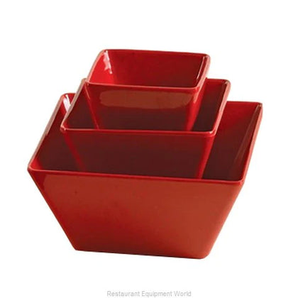 EcoQuality Square Bowl is just the right size for your favorite snacks, dips, soups, and more. Made from high-quality melamine, this bowl is built to last and is dishwasher safe for easy cleaning. With its unique speckled red design, this bowl is sure to impress your guests and add a touch of elegance to any table setting. 
Elevate your dining experience with these high quality affordable restaurant dinnerware.