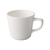 7.5oz tall ceramic cup with a sleek, durable design. 3.25-inch slim coffee mug ideal for serving tea, espresso, and specialty drinks in homes, cafés, and restaurants.