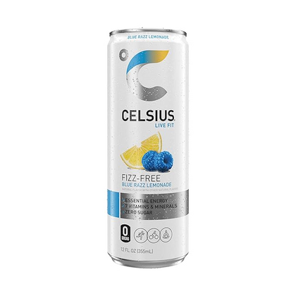 12oz Celsius Original Fizz Free Blue Razz Lemonade Energy Drink 12 Pack