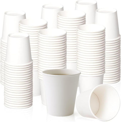 4oz Disposable White Paper Hot Espresso Cups
