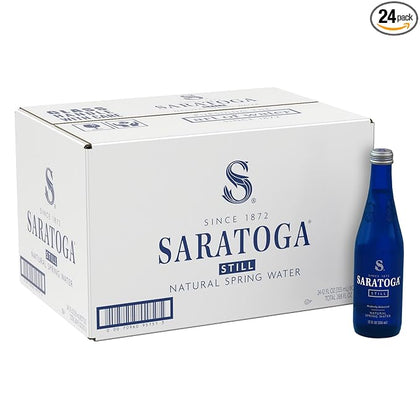 Saratoga Still Refreshing Natural Spring Water 12oz Bottle Case of 24