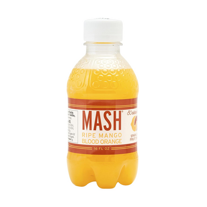Boylan Mash Mango Blood Orange Sparkling Water 16oz Glass Bottles 12 Pack