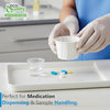 Disposable White Paper Medicine Cup with Rolled Rim