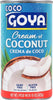 Goya 15oz Canned Cream of Coconut Pack of 24