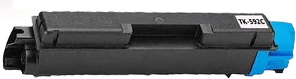 TK-592 Cyan Toner Cartridge Compatible for Kyocera FS-C2026MFP, C2126MFP, C2526, C2626, 5250DN, 5000 pages
